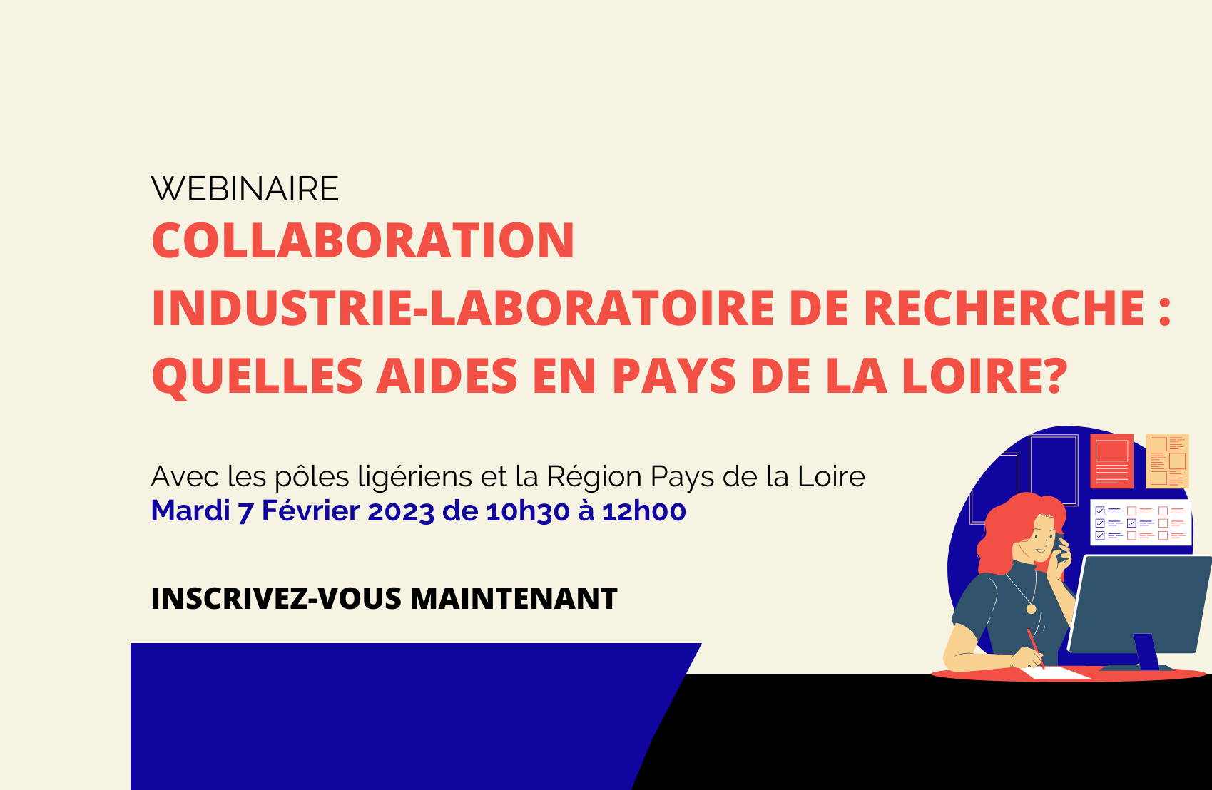[webinaire] Collaboration Industries & Labos : quelles aides en Pays de la Loire ?