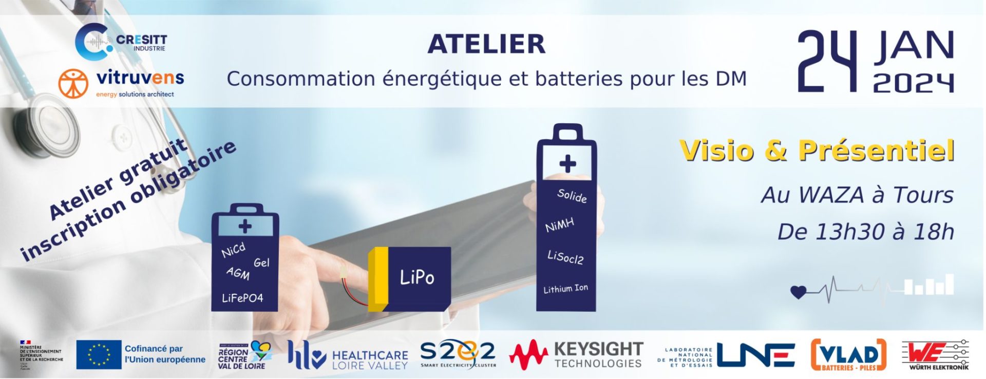 Atelier : Consommation énergétique et choix de la batterie pour les applications médicales et embarquées